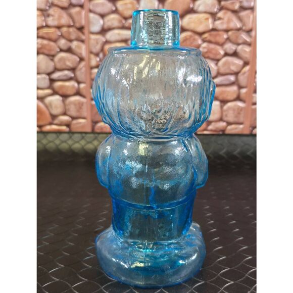 Vintage (70s) Tiara Indiana Glass Jolly Mountaineer Decanter Shot Glass - Picture 3 of 8